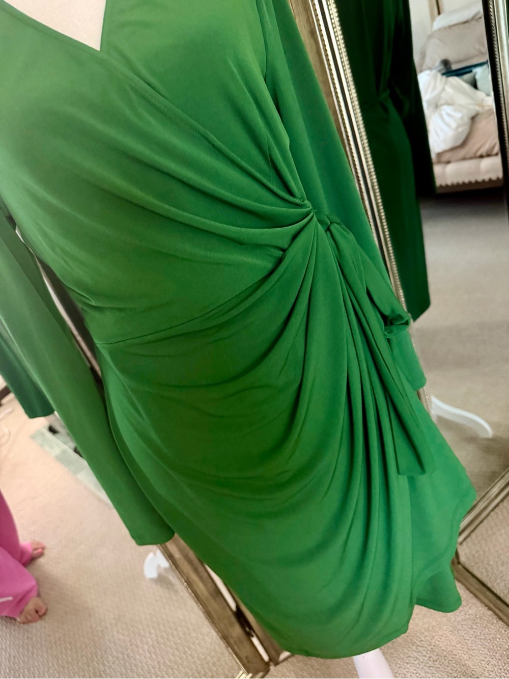 Maggy London Emerald Green Midi Dress